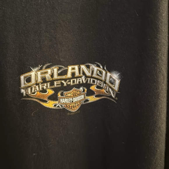 *Final Price* Harley Davidson Florida Orlando Black Men's T-Shirt 3XL NWT USA - Picture 2 of 5